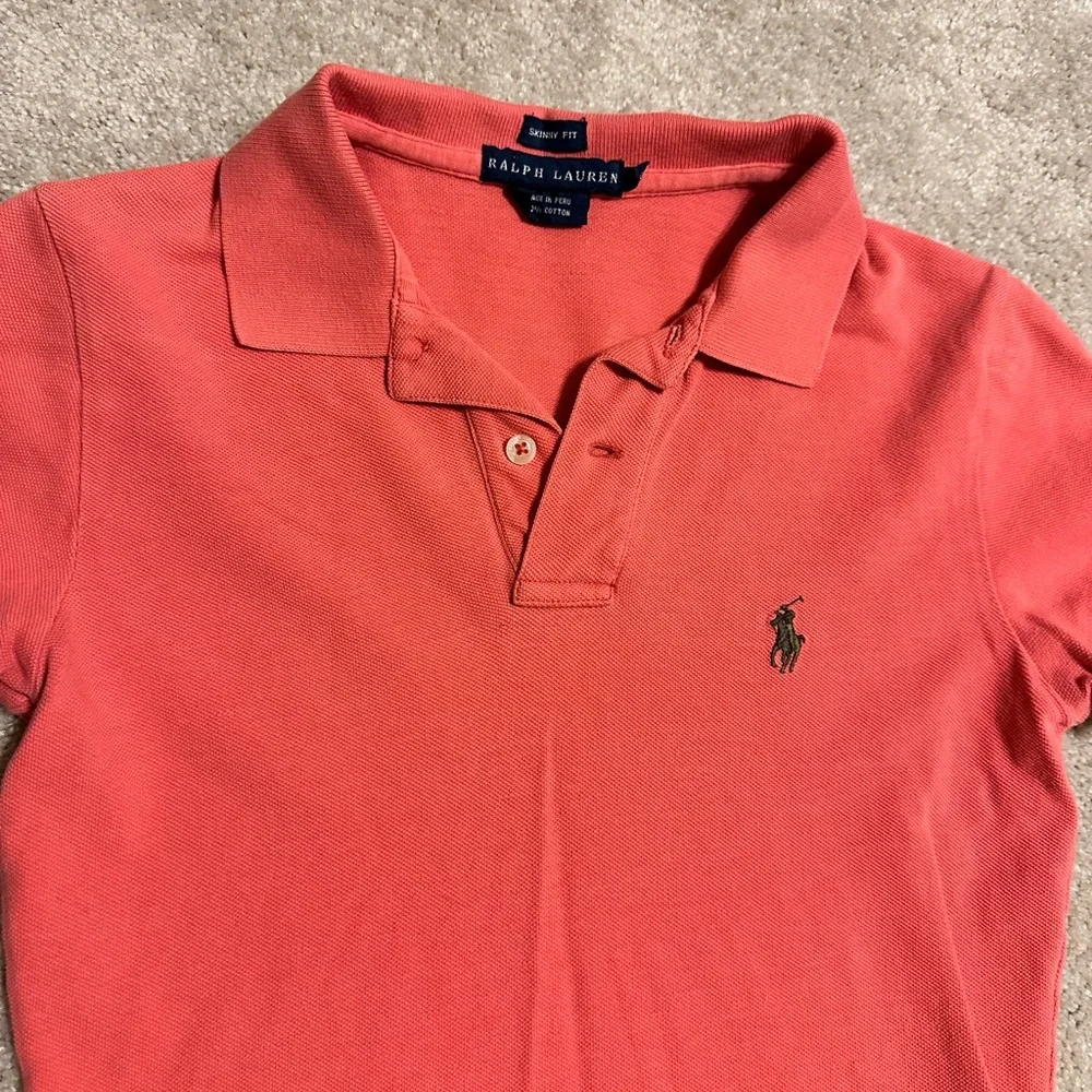 Ralph Lauren boys salmon polo shirt